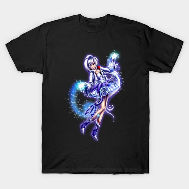 RWBY+Kingdom Hearts-Weiss Schnee T-Shirt by kaemcspadden@gmail.com